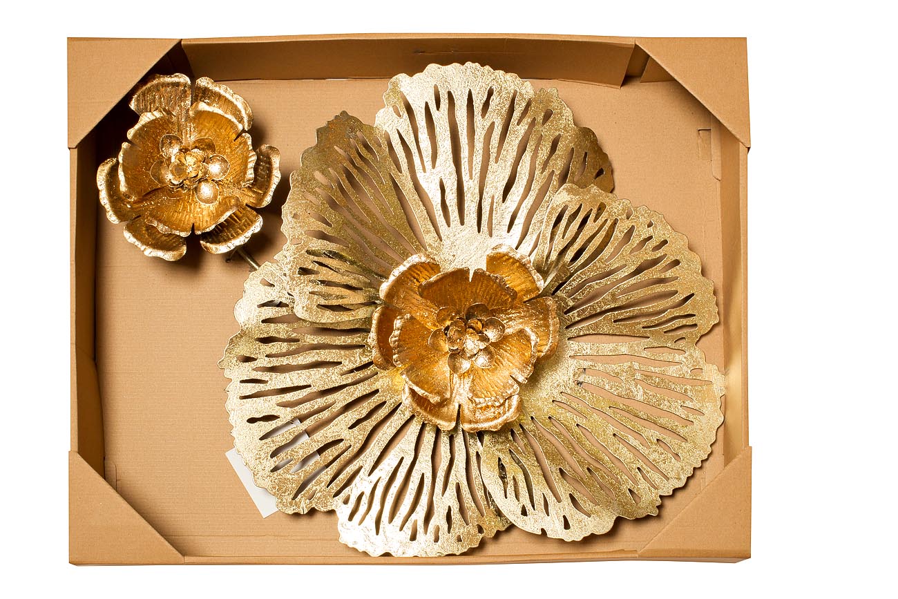 37SM-0851-A   Настенный декор Цветы 45,7*57,2*6,4см_s2 2