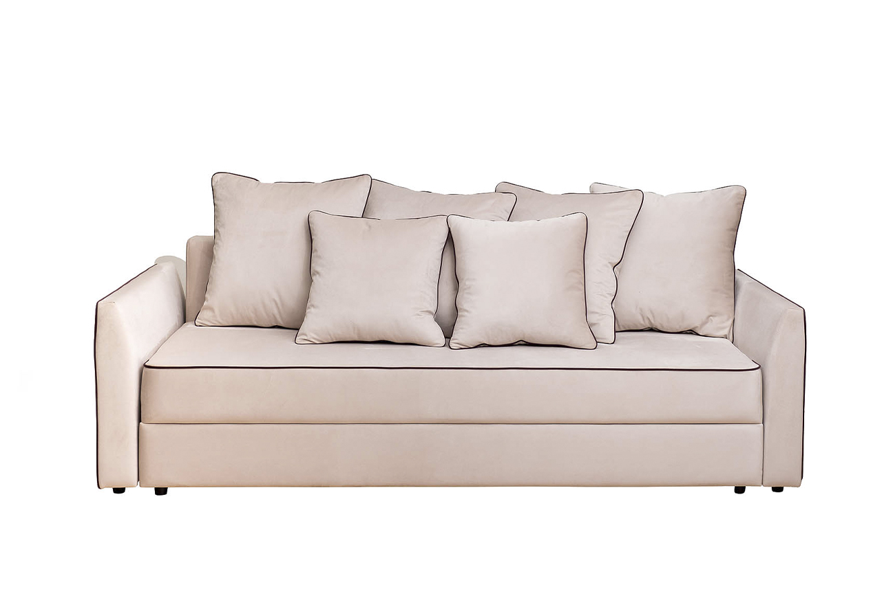 Диван Mores(K)/VD кант трехмест.раскл. велюр беж. Colton 002-BEG 226*103*94_s2 1