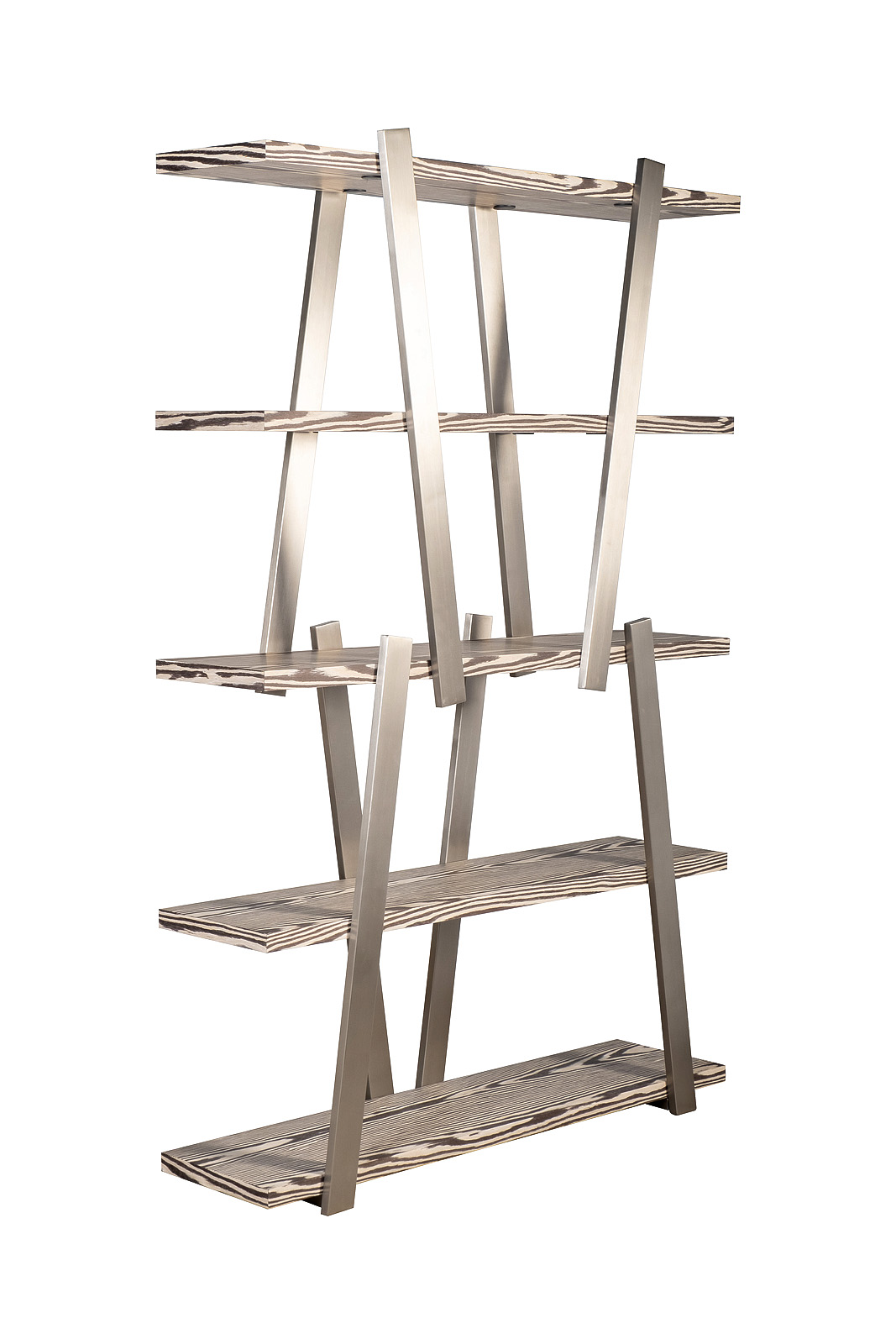 58DB-16000 Стеллаж Zebrano 120*33,5*185,5см_s2 2