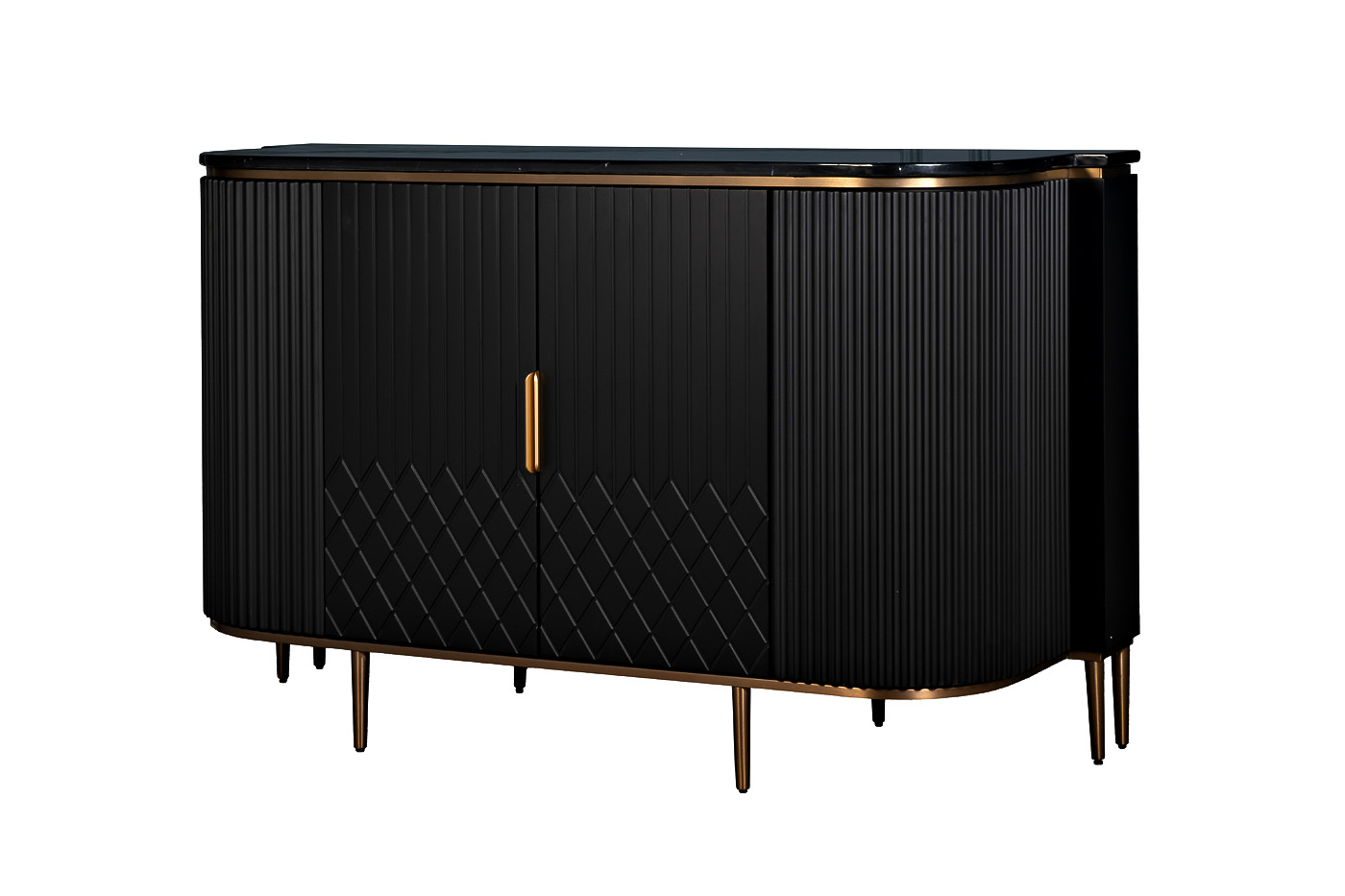 77IP-2310 Комод черный  150*55*90см_s2 2