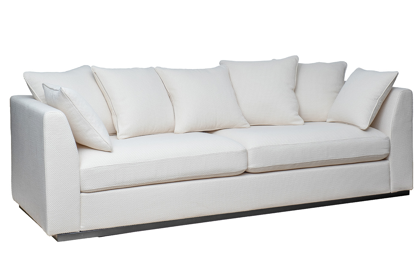 Диван Роберто(Roberto) трехместный, рогожка кремовый BOTEGA-SVBEG 250*100*90см_s2 2