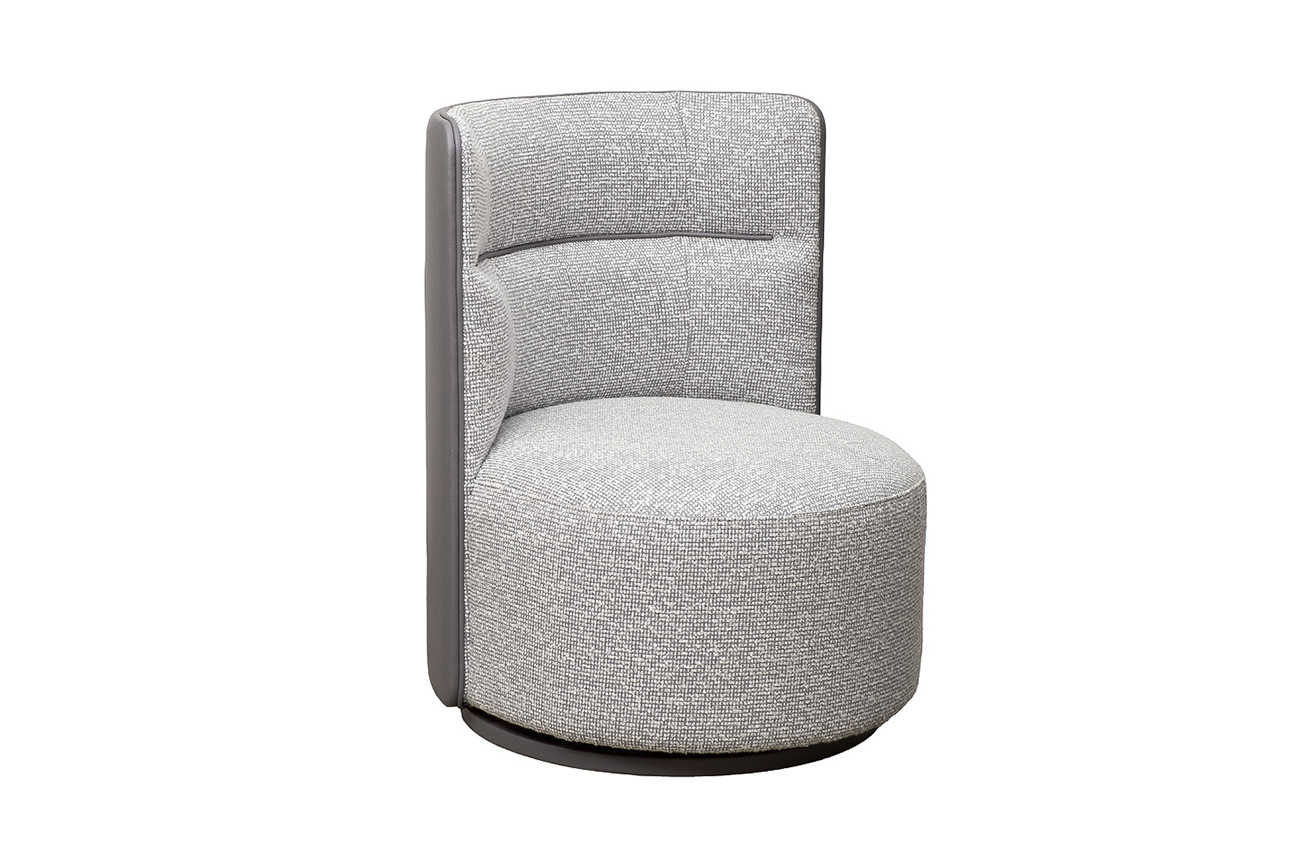 Кресло поворотное Дуомо(Duomo) рогожка Santo1400+Enzo965 70*72*90см_s2 2