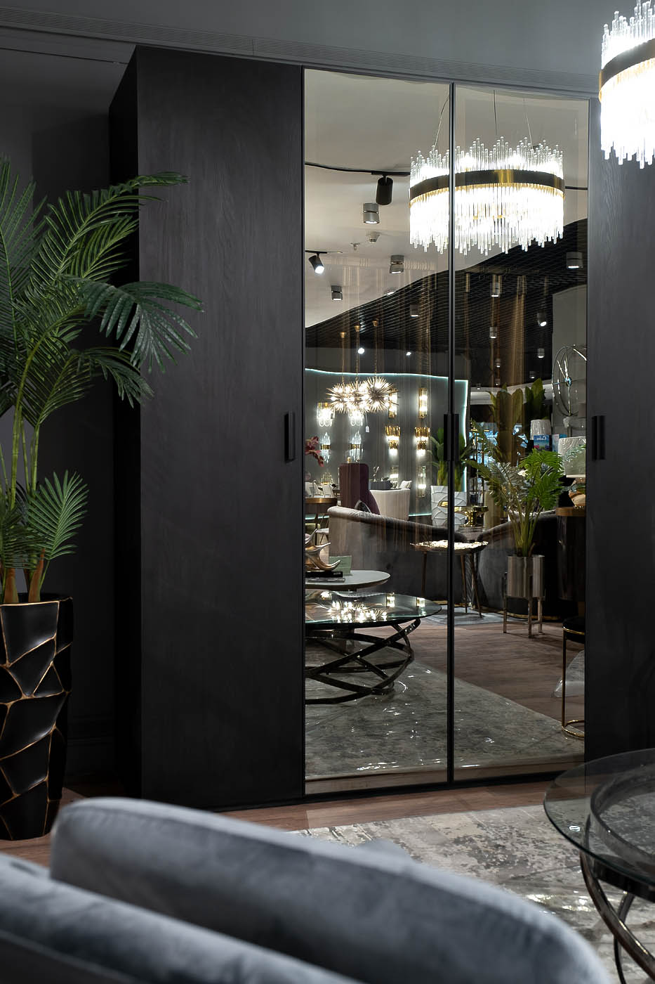 140SA-51BL Шкаф однодверный цвет черный, дверцы глухие_s2 2