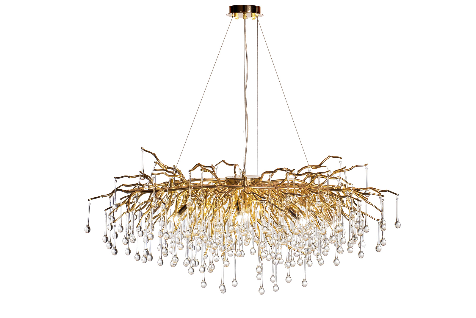 86-80150 Люстра круглая d.120*h.38см, металл цвет золото_s2 1