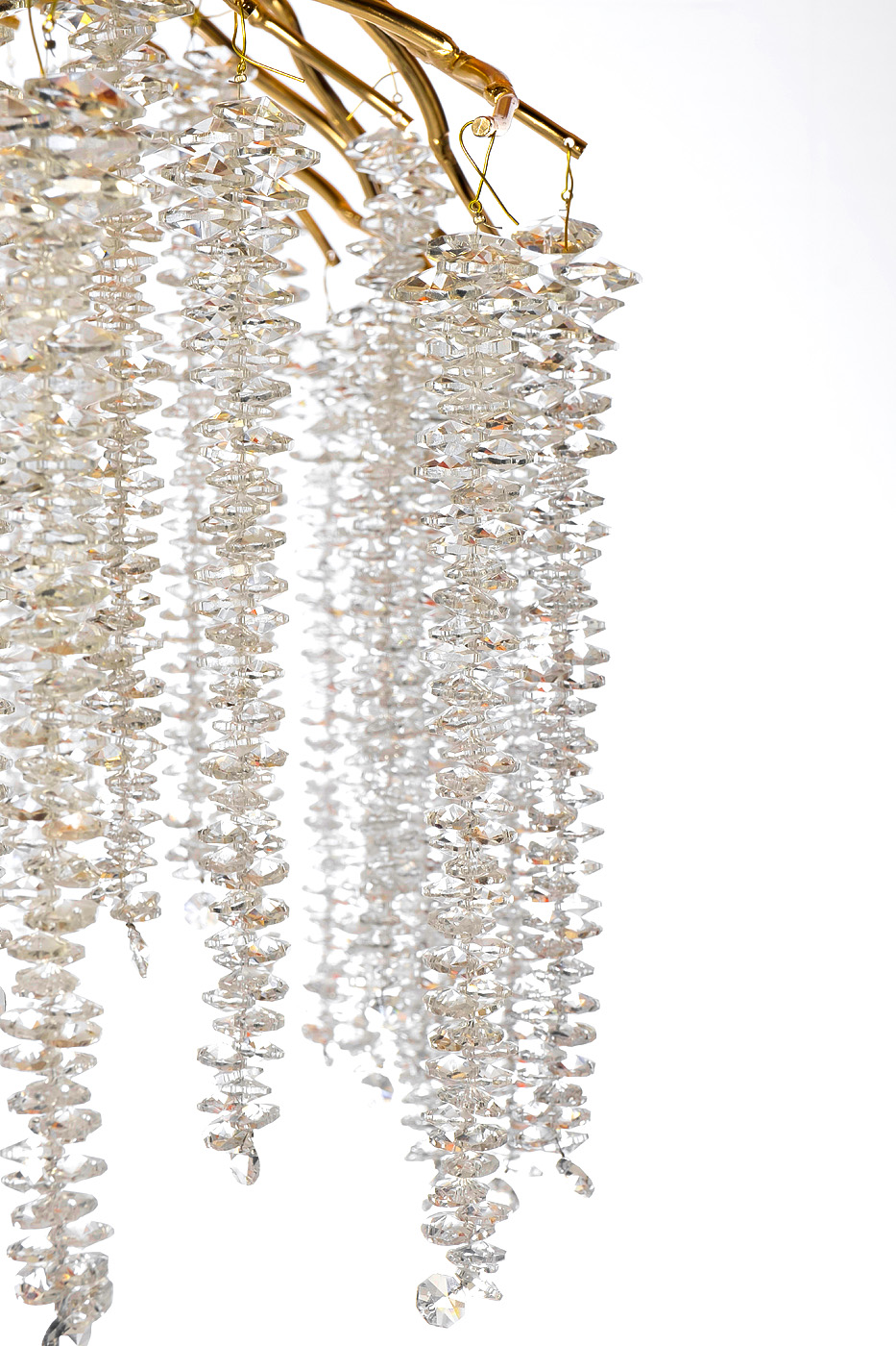 86-80661 Люстра d.100*45 см, металл цвет золото_s2 3