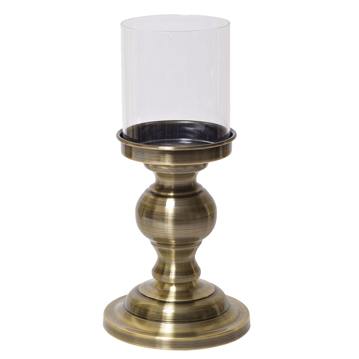 2K10178BR Подсвечник 13*29,5см, цвет бронзовый_s2 1