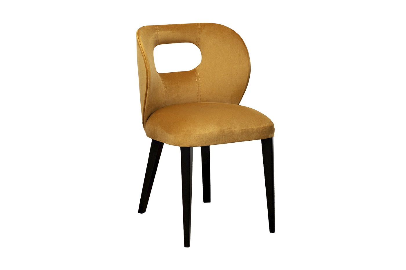 Стул Уникальный(Unico) горчичный велюр Colt022-Orang 50*47*81см_s2 2
