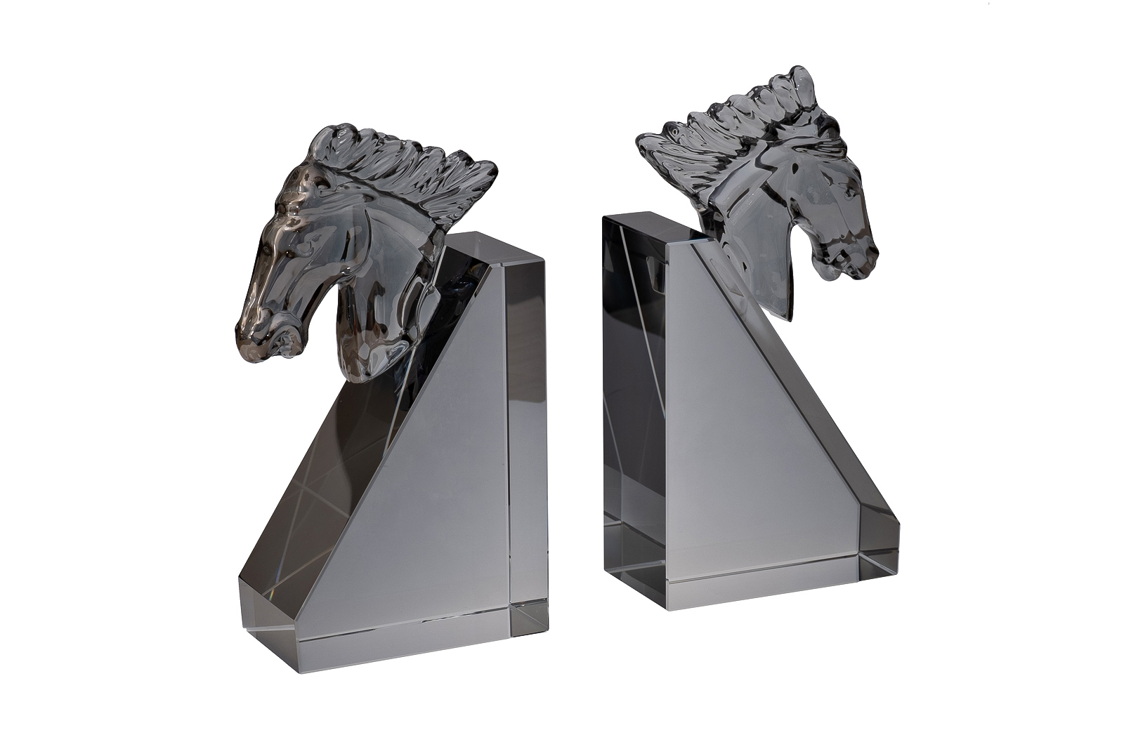XBE71952 Держатели для книг «Кони» серые 2 шт., 11.5*6*21.5см._s2 2