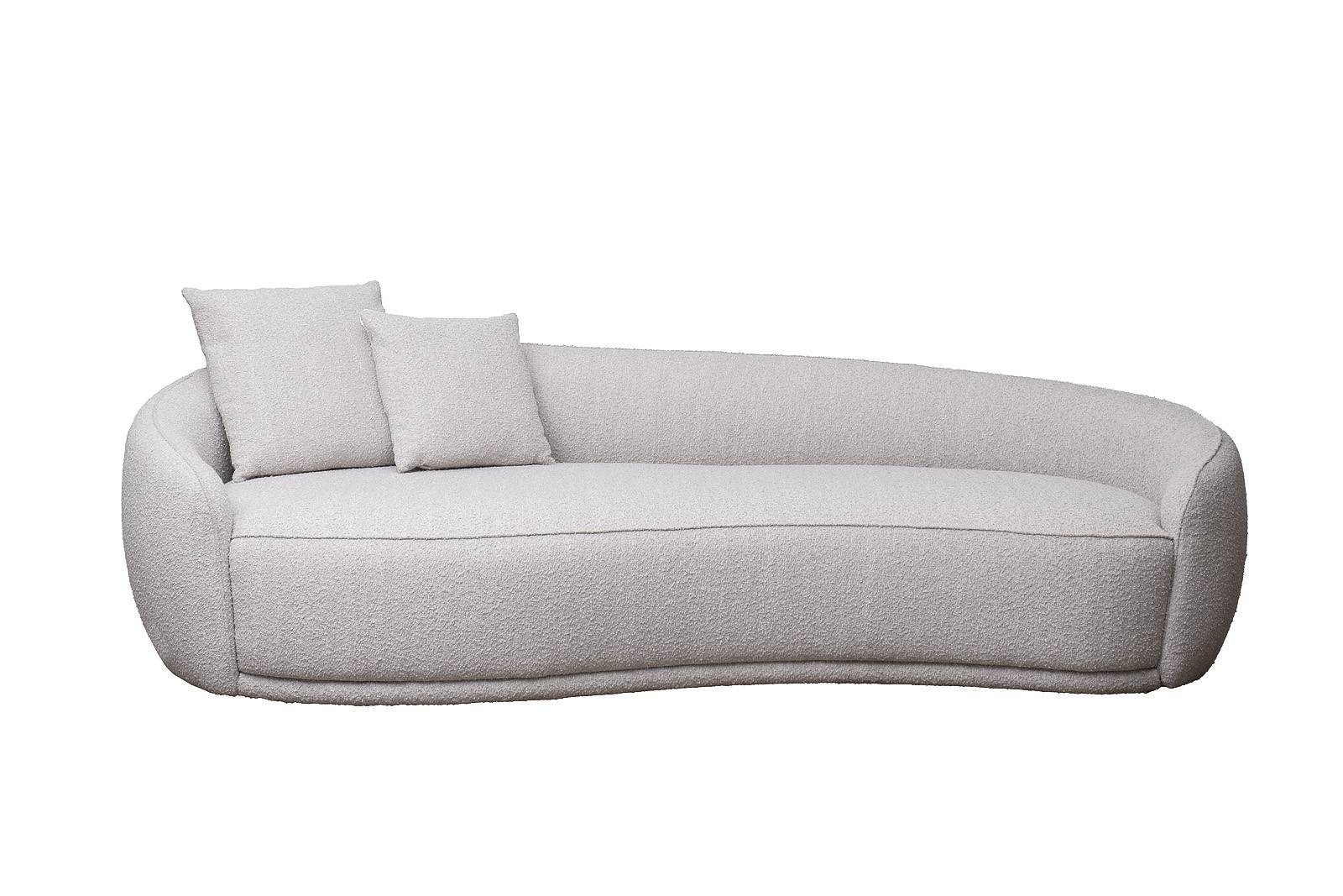 Диван трехместный Тулон(GD/Toulon) (левый) бежевый букле Orso-BEG 257*119*72см_s2 1