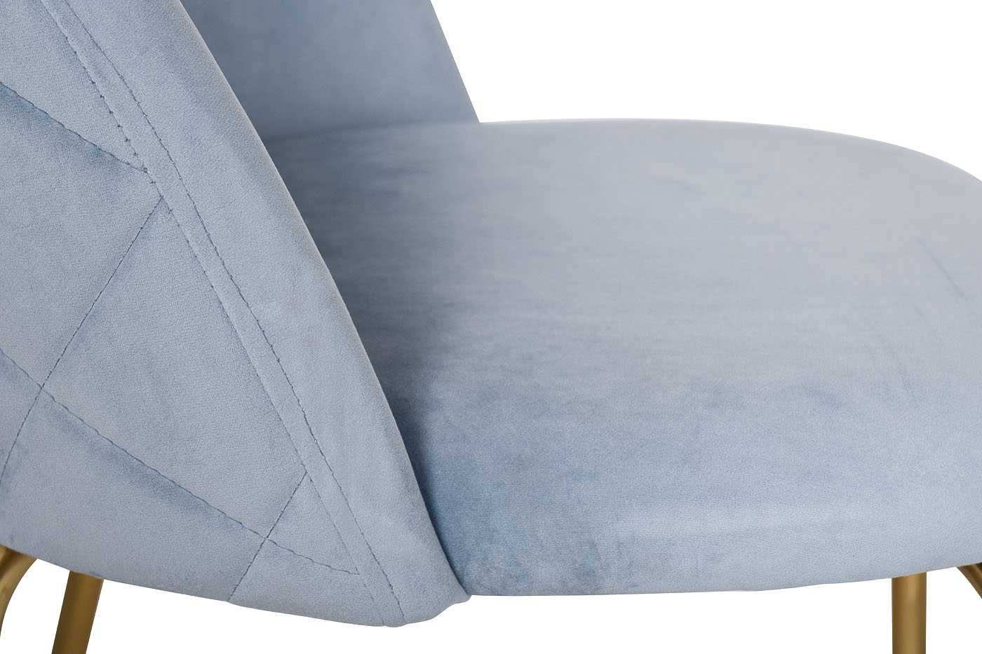 30C-301-1G LBL Стул велюр серо-голубой, мет.ножки 50*53*77см_s2 5