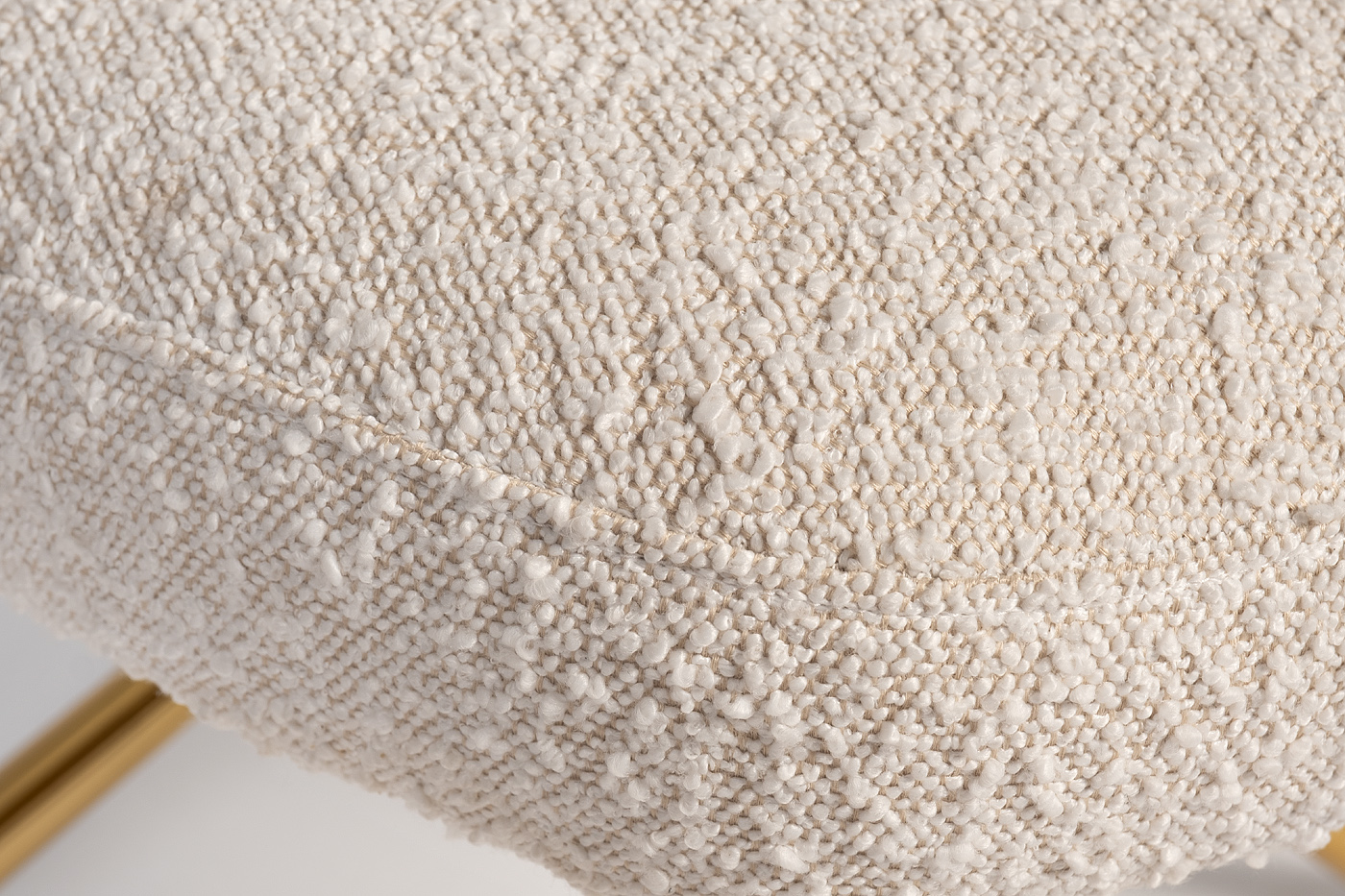 30C-12390 Стул обеденный поворотный букле белый 66*51*91см_s2 3