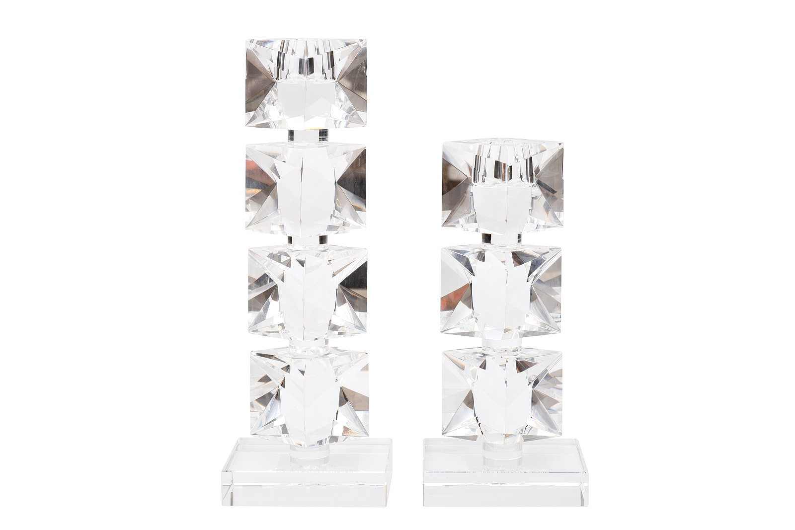 X1521082 Подсвечник «хрустальный» 9*7*19.5см_s2 2