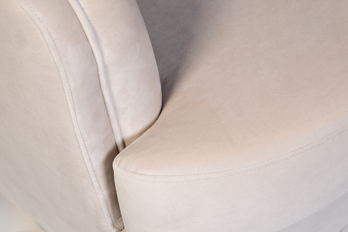 87YY-19388 CRE Кресло вращающееся, велюр кремовый 90*88*84см_s2 4