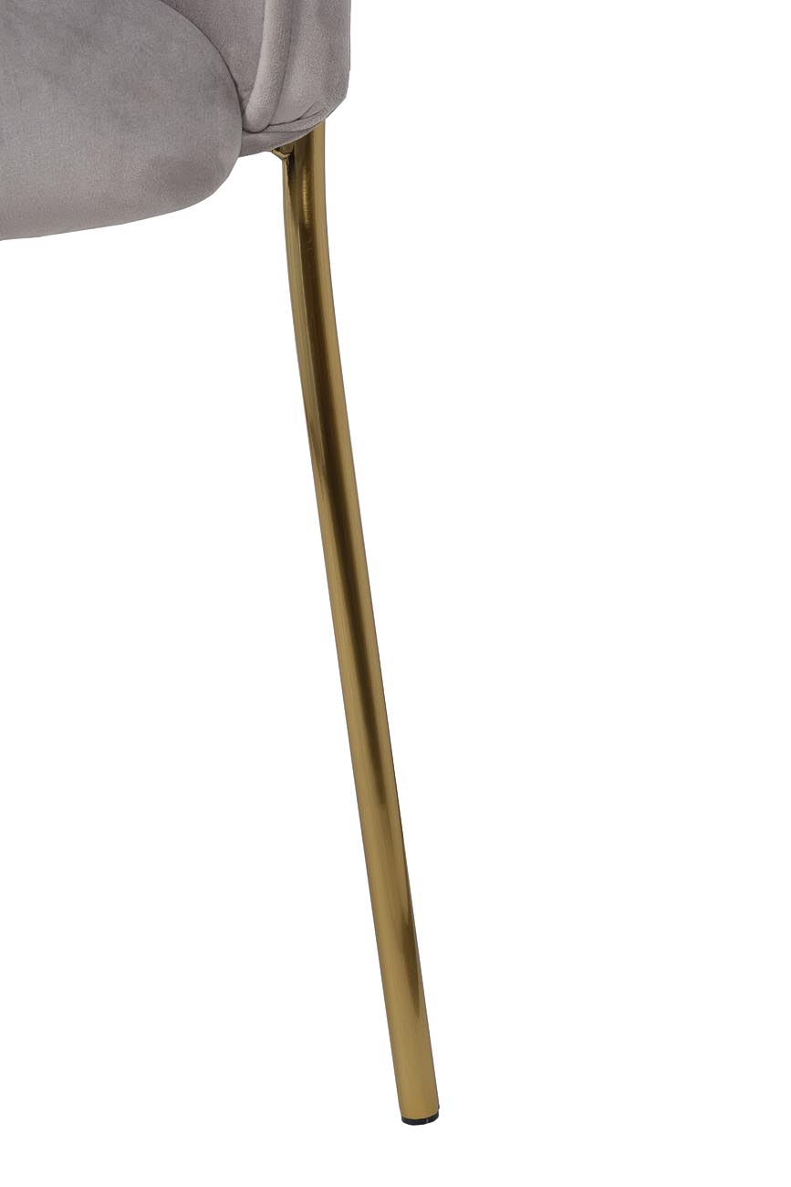 30C-1127-Z GRE Кресло велюр светло-серый 71*58*87см_s2 5