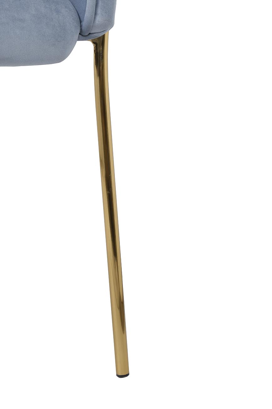 30C-1127-Z LBL Кресло велюр серо-голубой 71*58*87см_s2 5