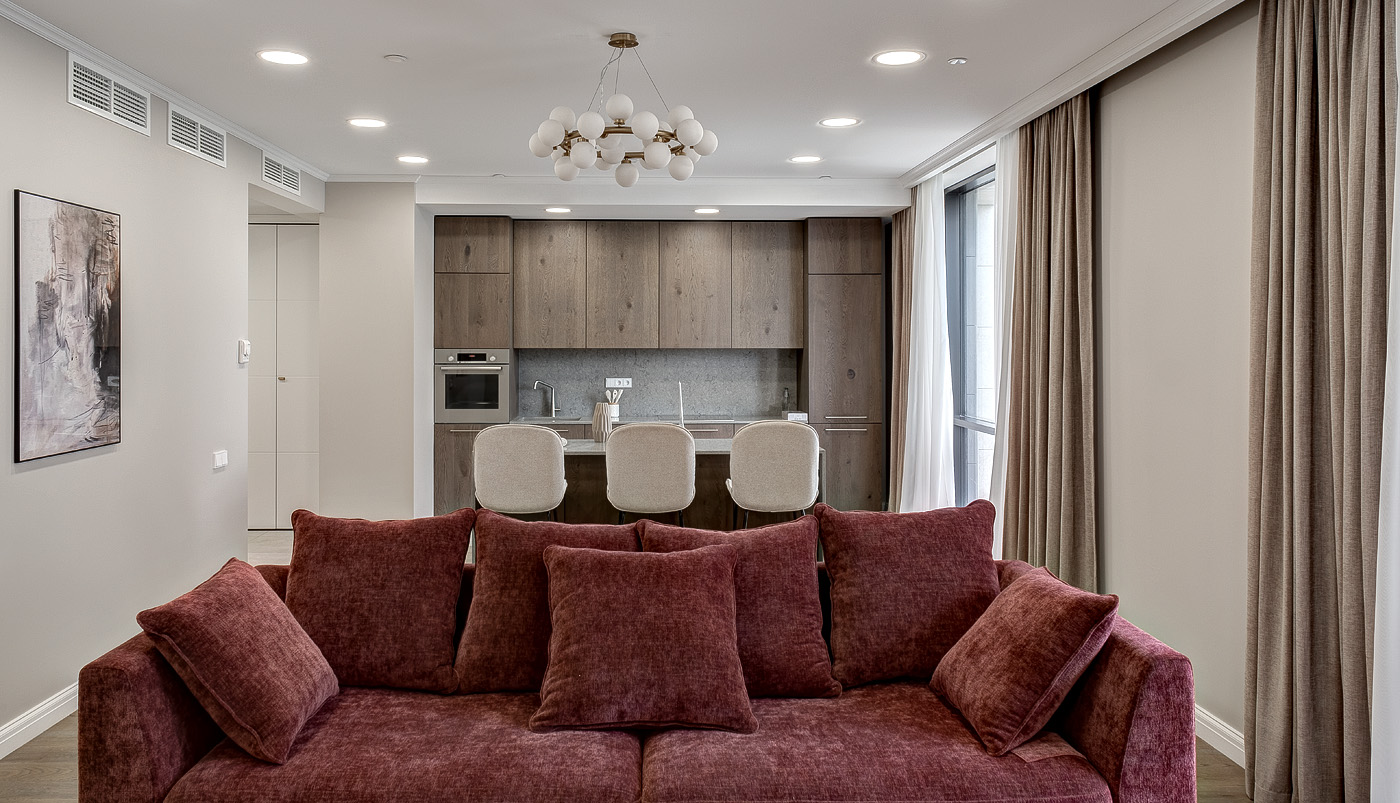 Апартаменты в ЖК Hill8 в стиле контемпорари 5