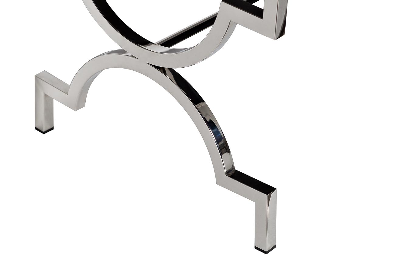 47ED-BEN006-LL Банкетка дымчато-сиреневый велюр/хром 99*43*46см_s2 4