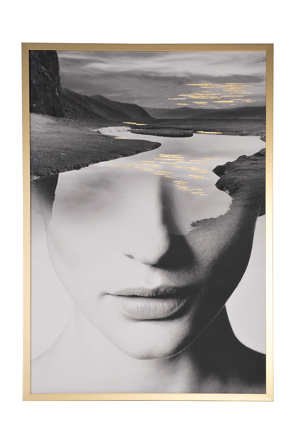 89VOR-MYSTIQUE3 Холст «Мистика-3» 100х70 см, золотая поталь._s2 1