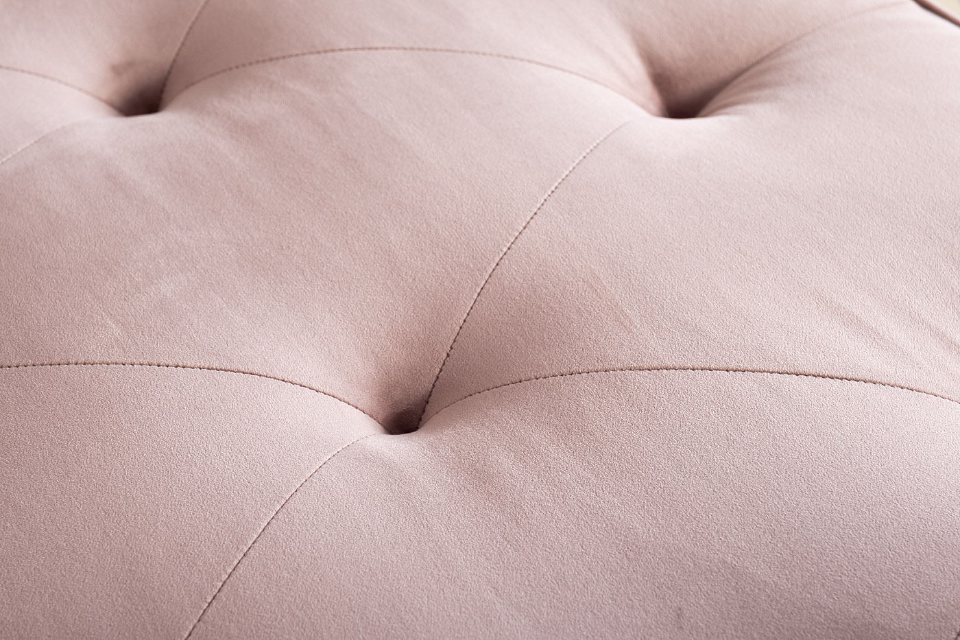 Диван Лорен(Loren) трехм.раскл с кантом,велюр пыльная роза Н-Йорк40_s2 6