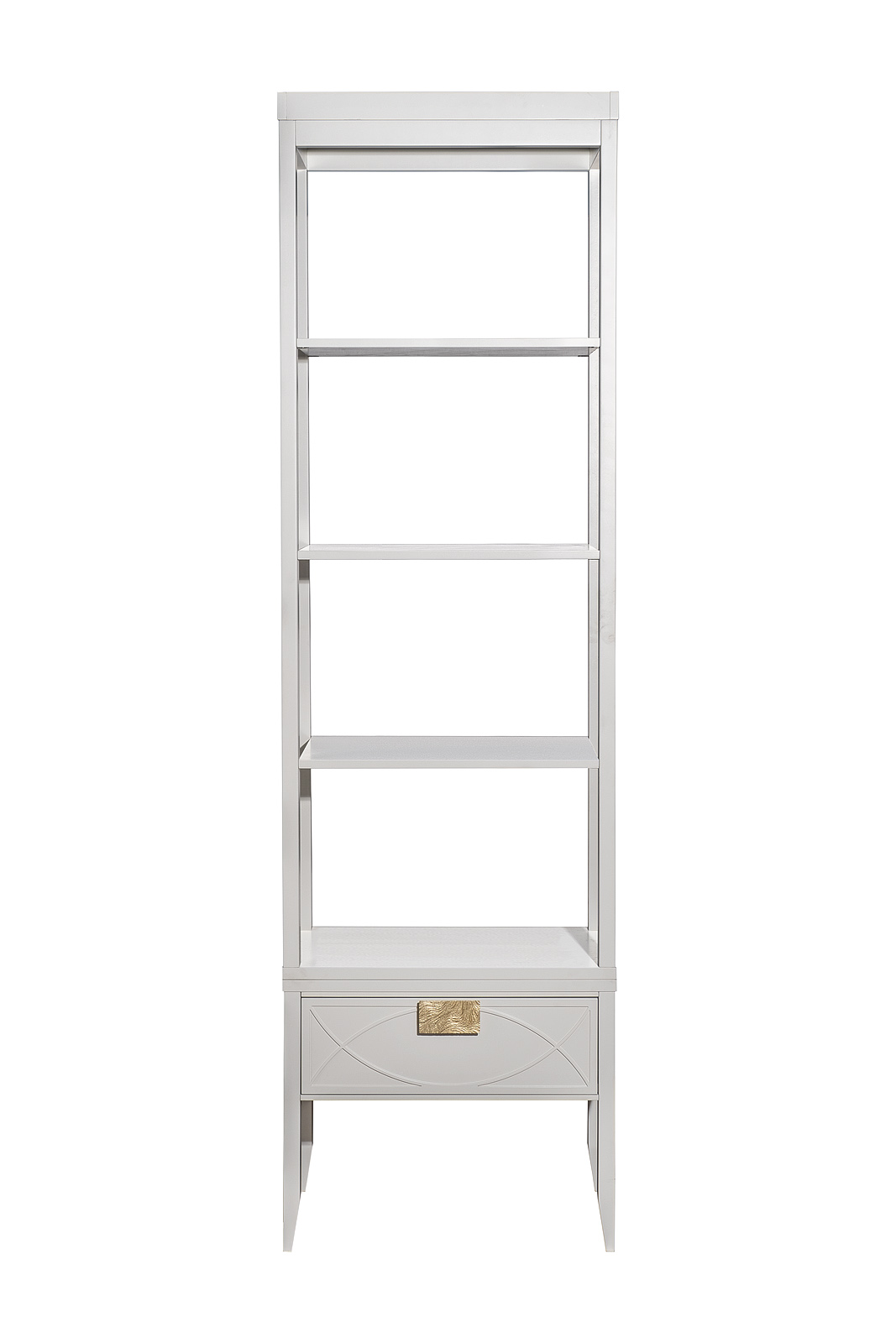 151SV-000017 Шкаф-витрина открытый бежевый 60*158*40см_s2 3