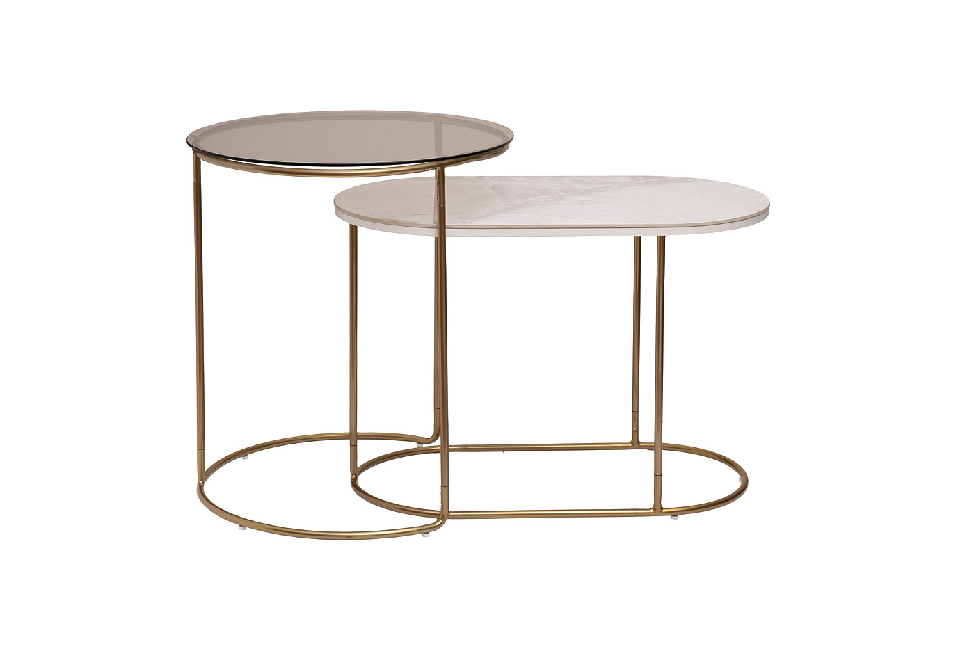 40AD-00065 Столик журнальный (набор 2шт) d48*56/66*37*45,5см_s2 1