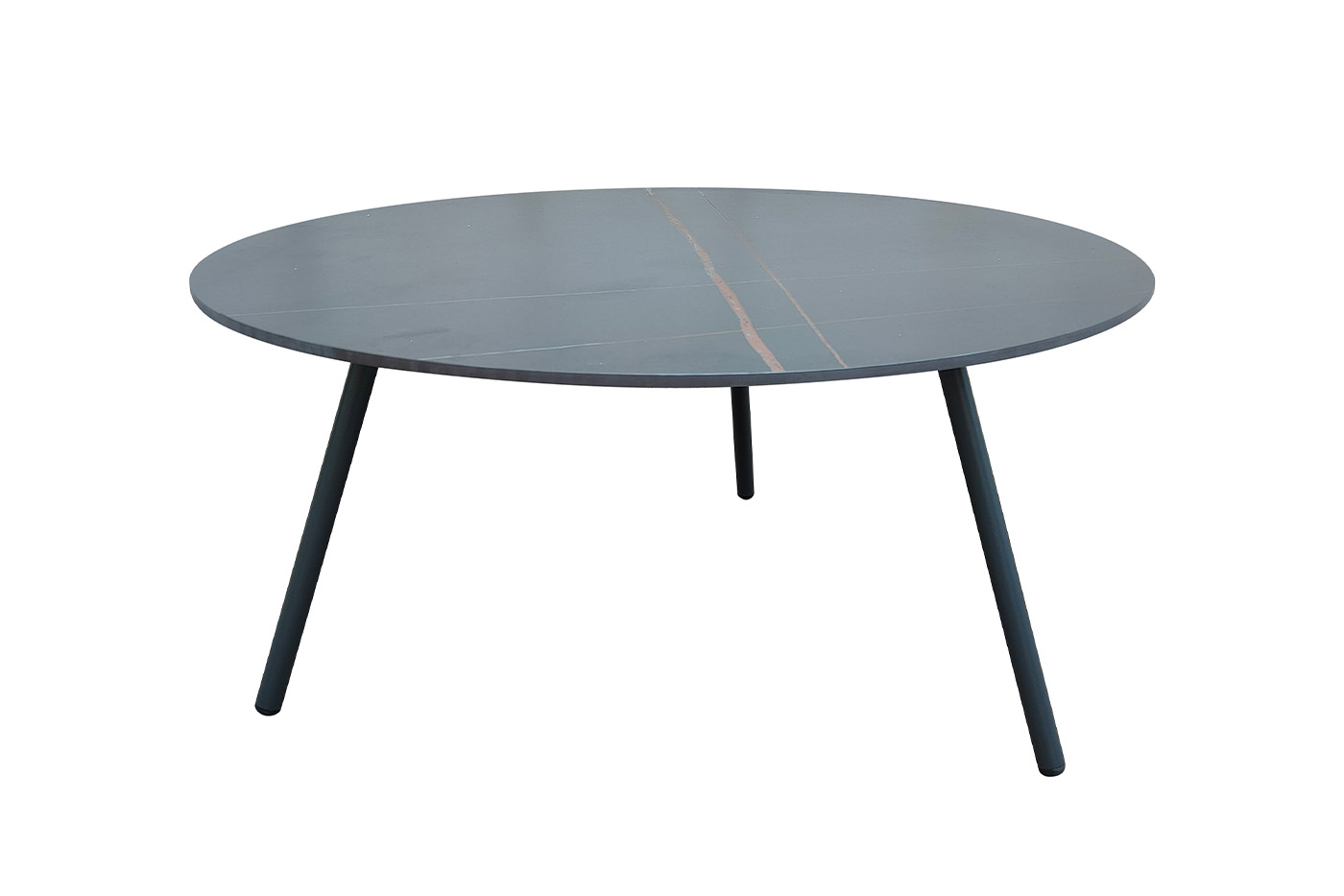 129KN-01450 Стол кофейный «EMBRACE» уличный черный d100*38см_s2 1