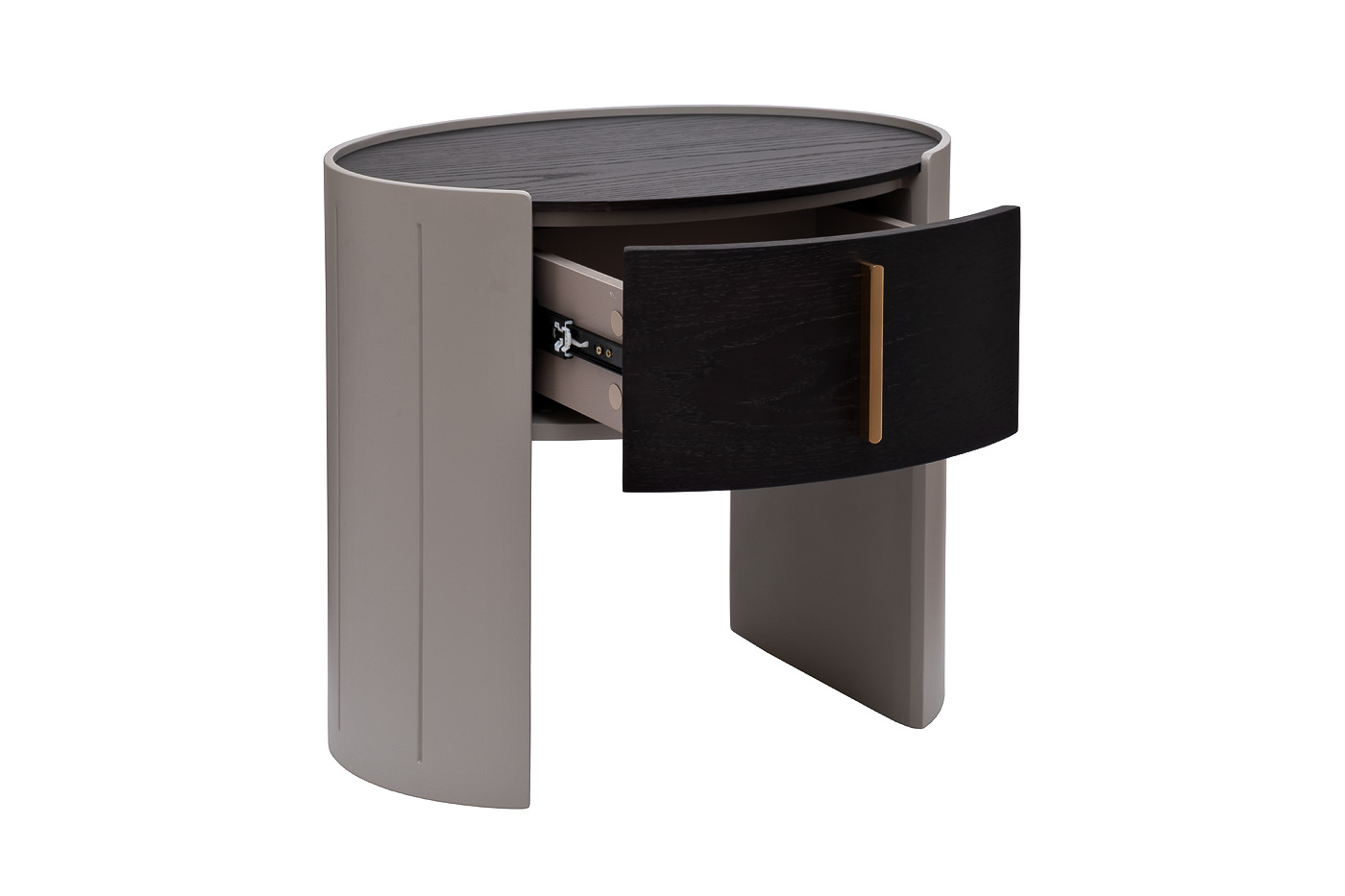 77IP-30300 Тумбочка 1 ящик темный шпон 59*42*55см_s2 3