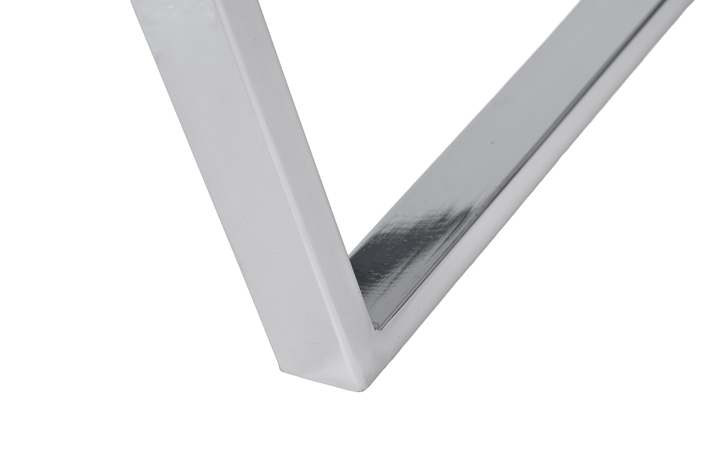 30B-85511 Стол журнальный овальный черный / хром 120*65*41см_s2 5