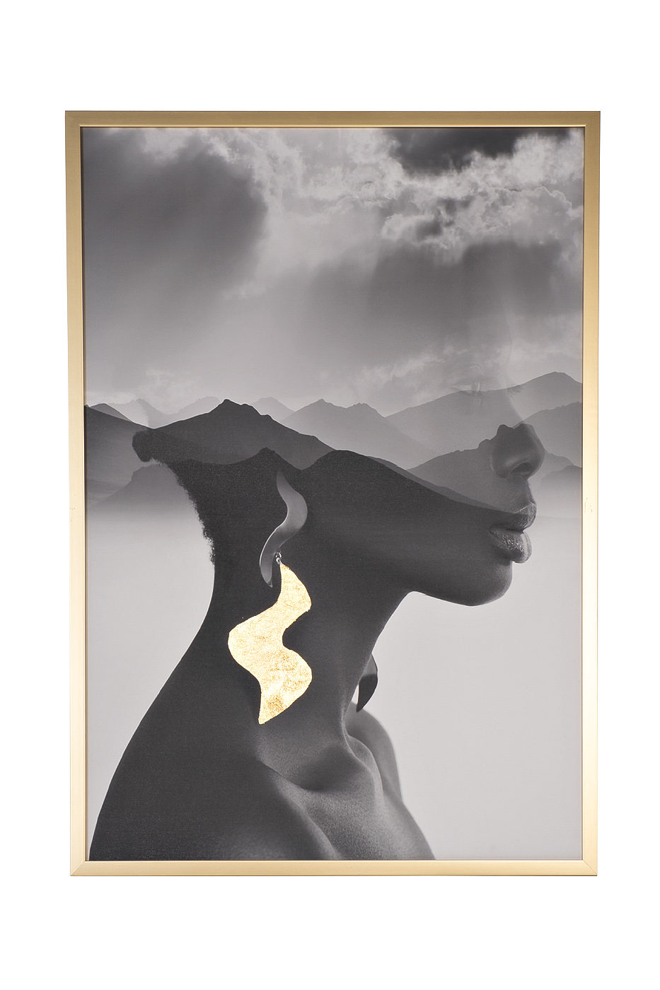 89VOR-MYSTIQUE2 Холст «Mystique-2» 100х70 см, золотая поталь._s2 1