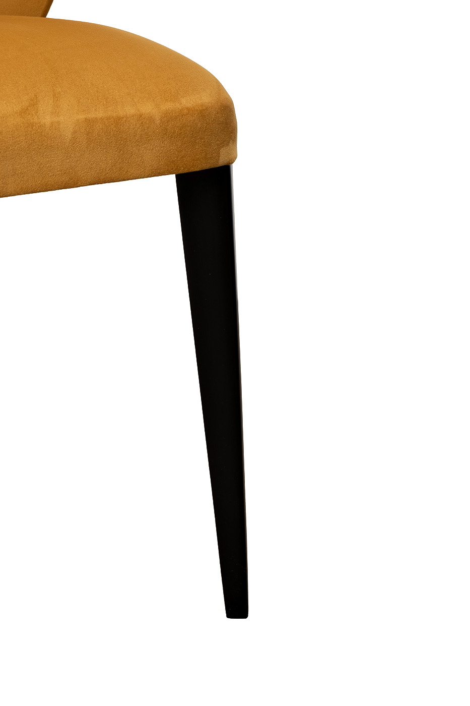 Стул Уникальный(Unico) горчичный велюр Colt022-Orang 50*47*81см_s2 5