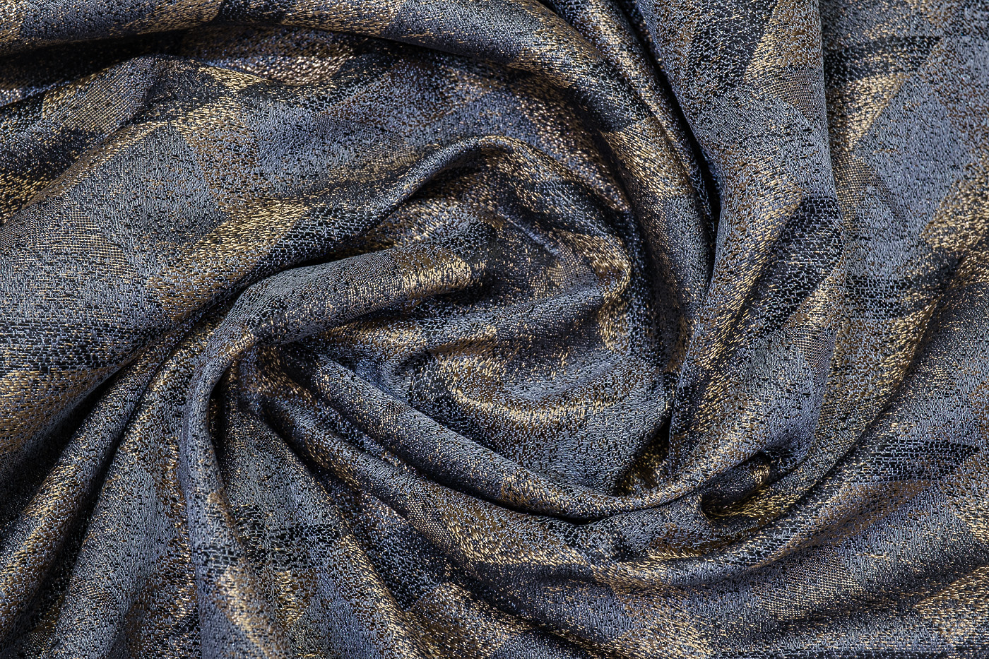 121GD-TON09-PORT GOL Портьера MODENA голубая  275*260см_s2 4