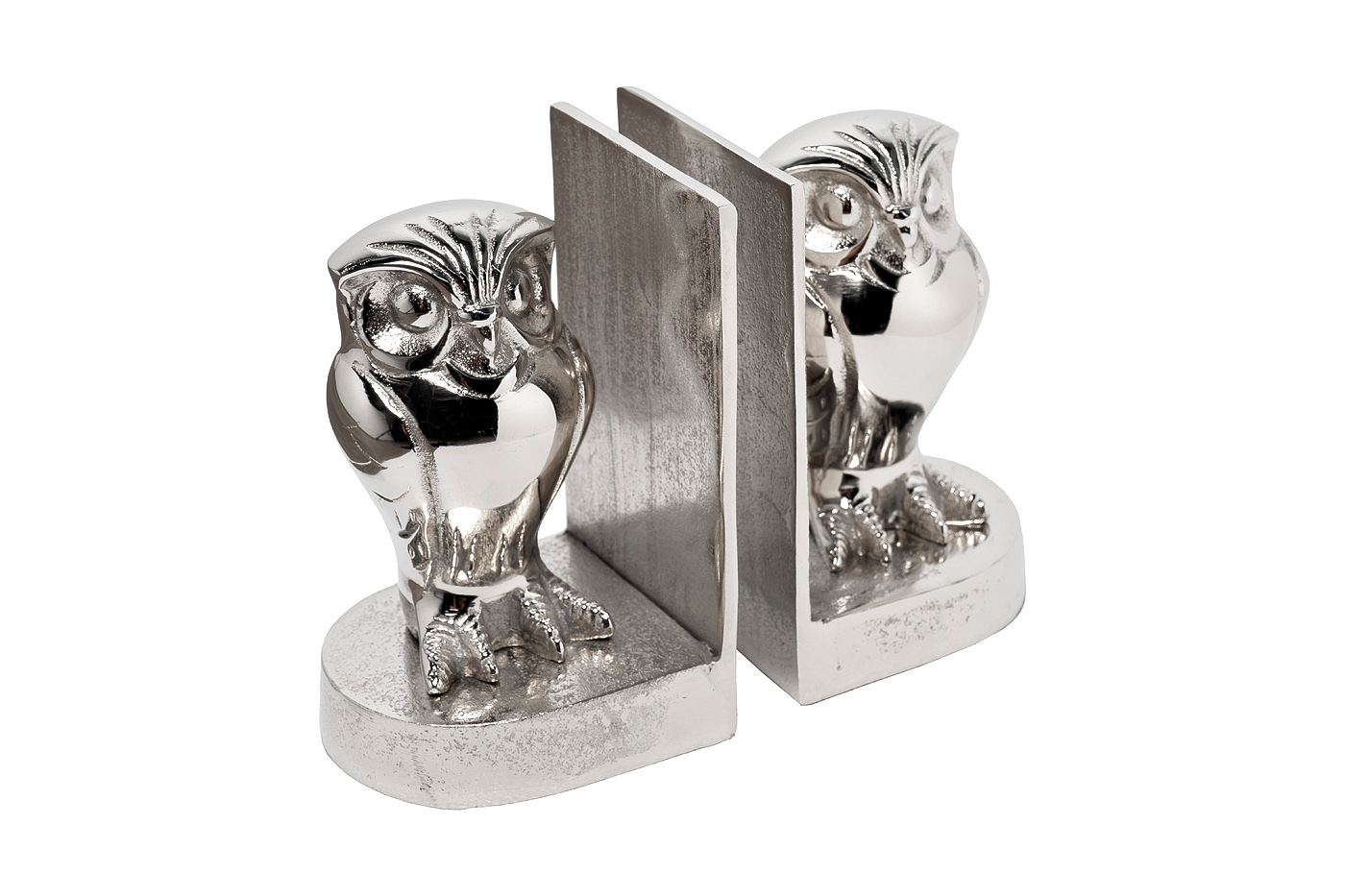 95IM-14187 Держатель для книг «Совы» цвет хром 23*10*17,5см_s2 1