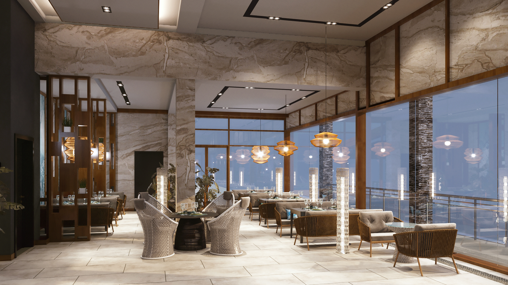 Ресторан в ЖК «Лазурный берег 2» 6