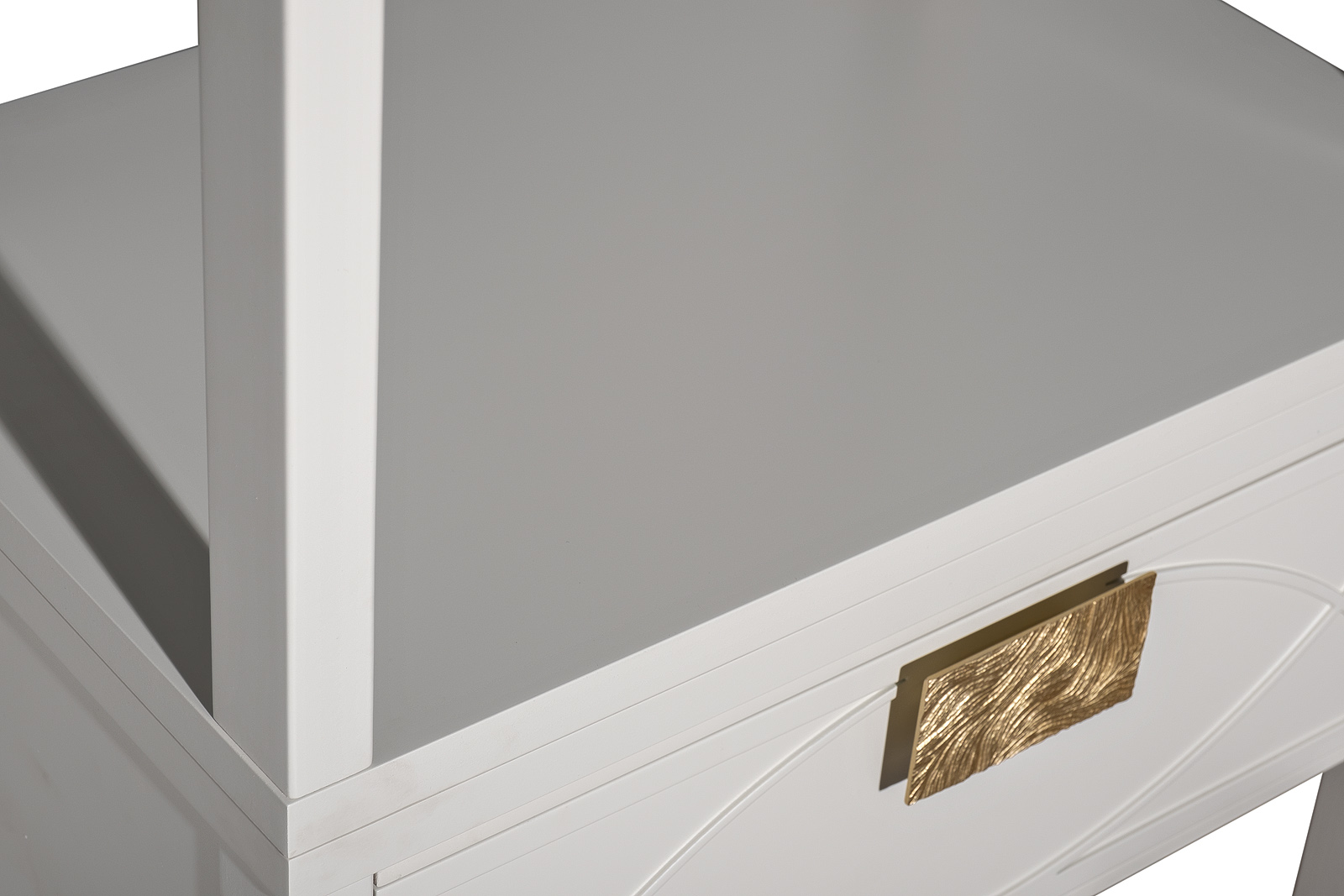 151SV-000017 Шкаф-витрина открытый бежевый 60*158*40см_s2 8