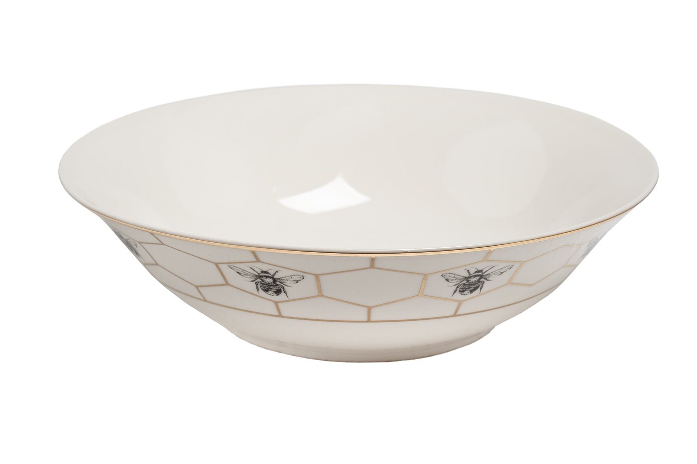 26FC-SAL-HONEYCOMB-22 Салатник «Пчёлки (Honeycomb)» 22см (6)_s2 1