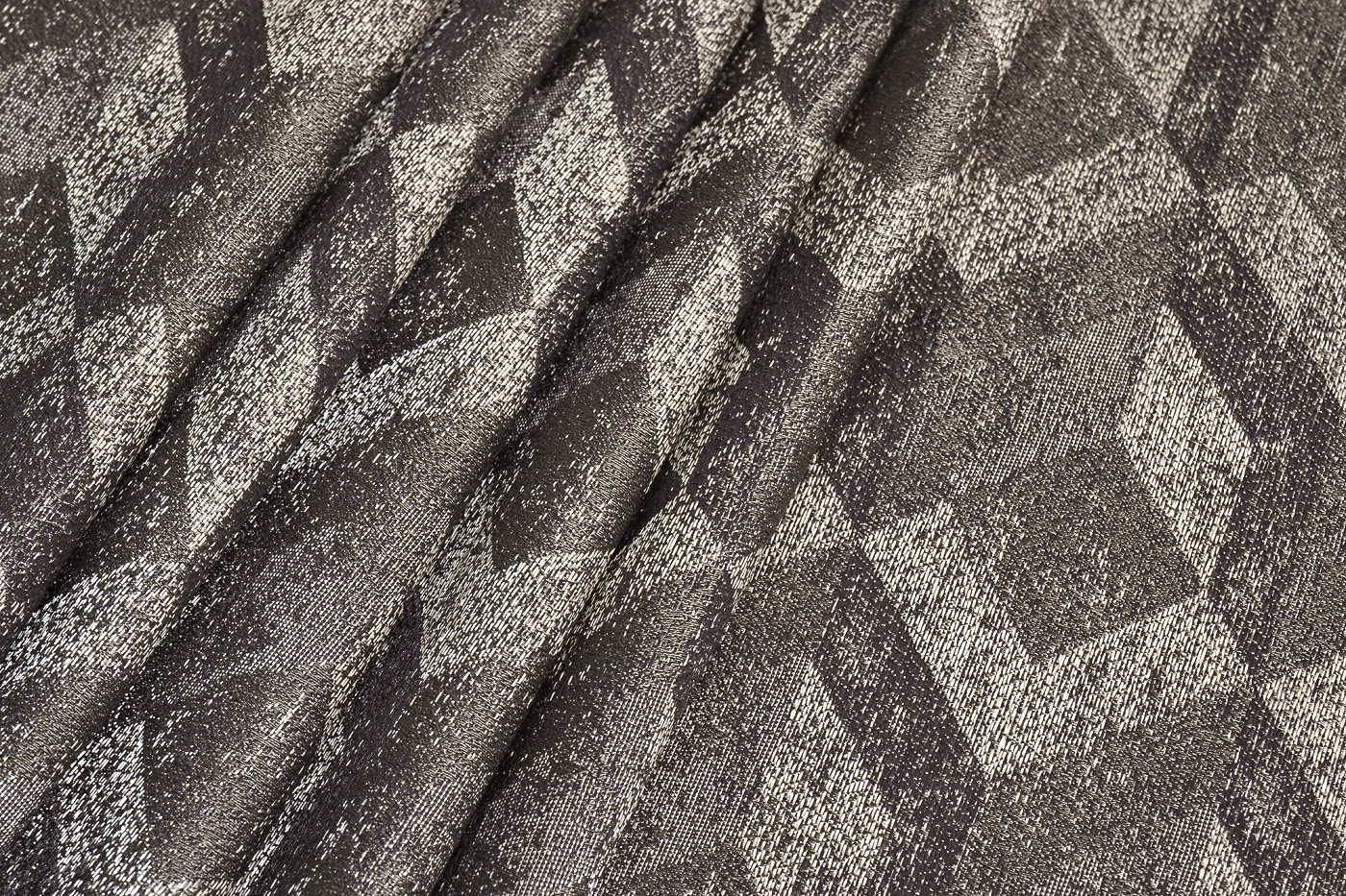 121GD-TON07-PORT SER Портьера Модена (MODENA)серебряная  275*260см_s2 6