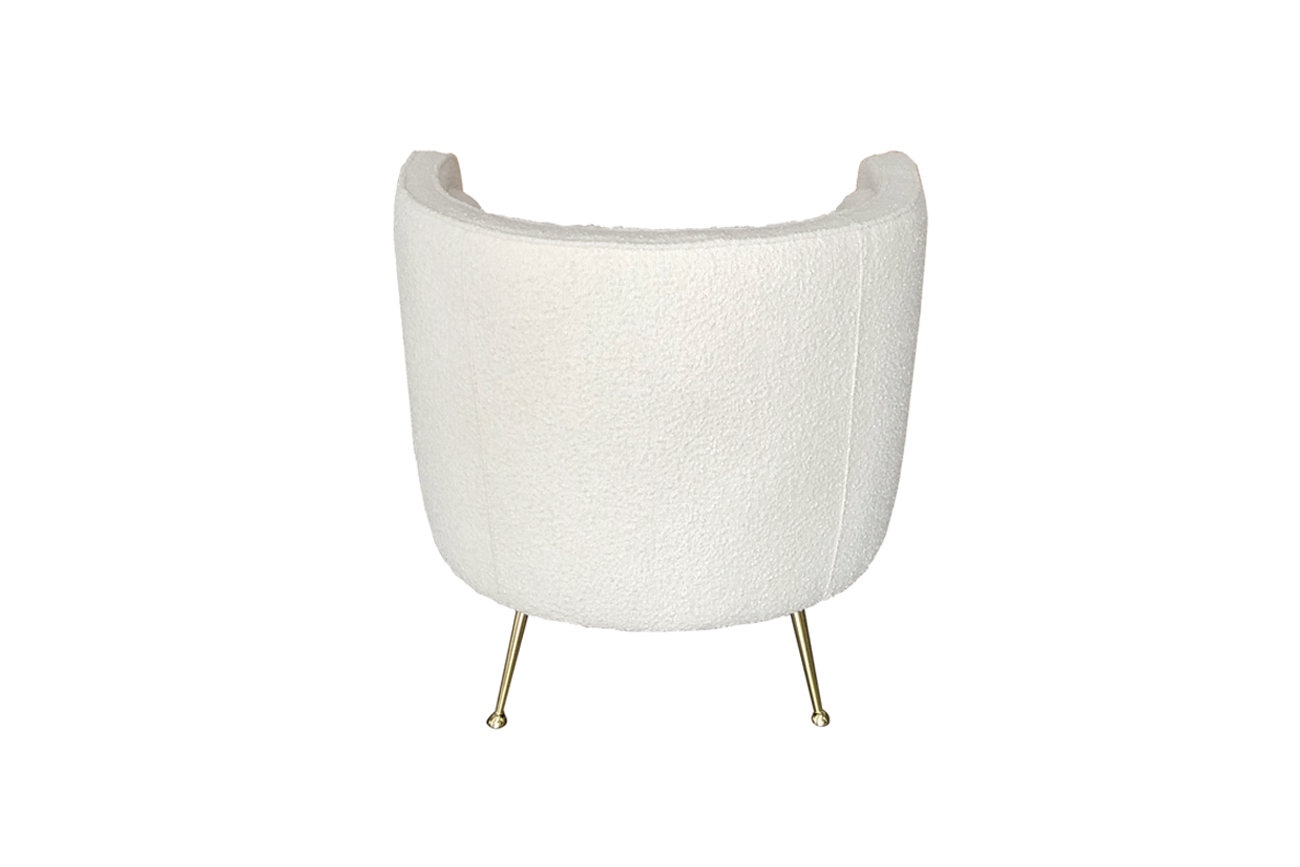 ZW-852 WH Кресло ткань букле белое 77*79*75см_s2 4