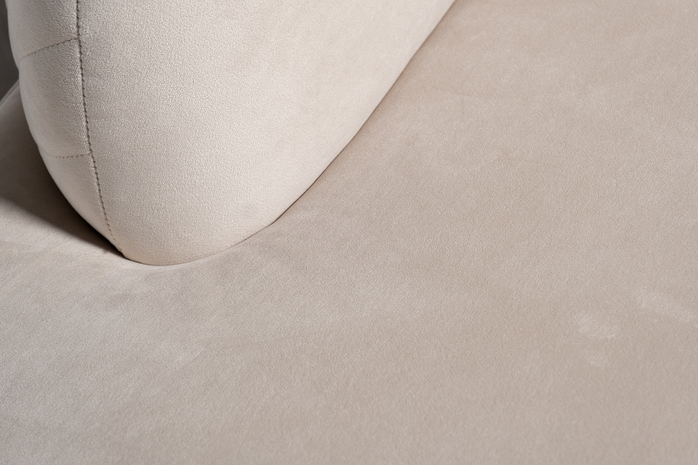 87YY-DIV2262 Диван Леа (Lea) трехместный, велюр кремовый 290*112*75см_s2 6