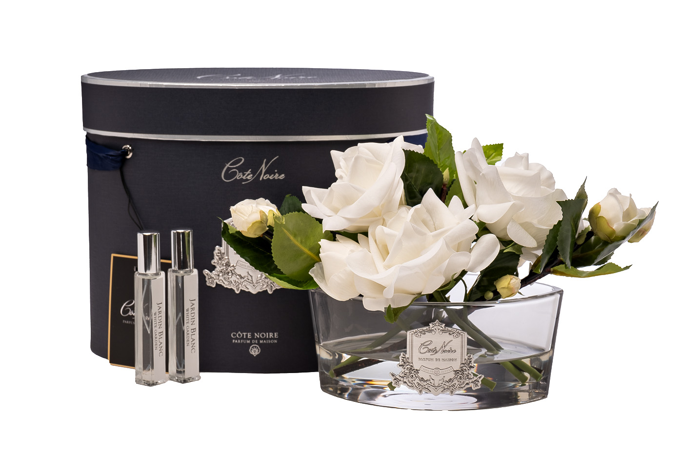 96CN-LV10 Диффузор Овал белый (Oval White), спрей Белая Гардения (White Gardenia) 2x10мл  в уп._s2 1