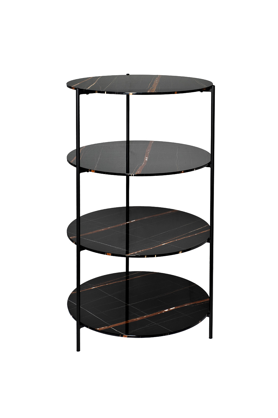 30B-STEL-962 Стеллаж черный d50*124см_s2 1