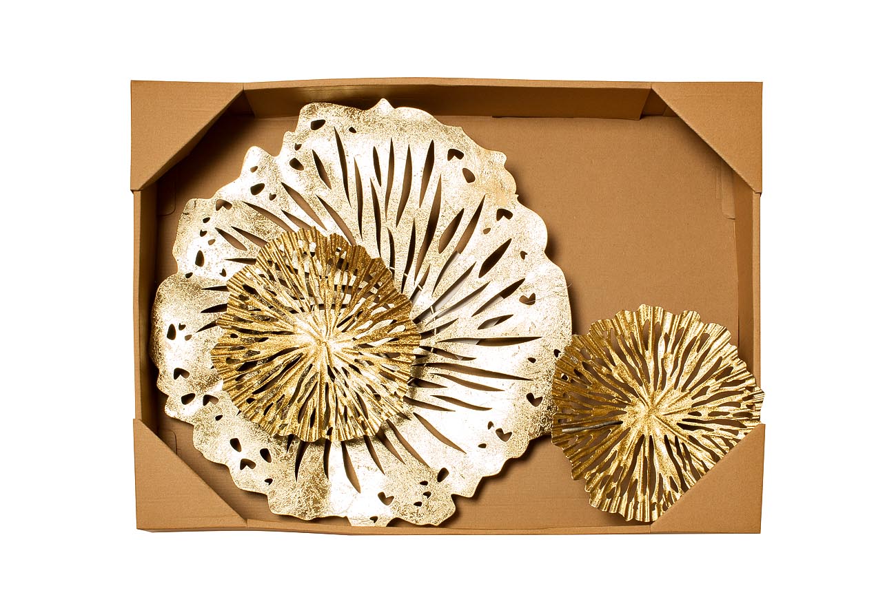 37SM-1850 Настенный декор Цветы 55,9*38,7*7,6см_s2 2