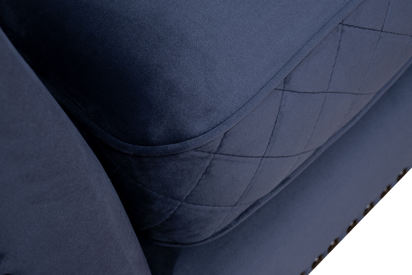 Диван-Кушетка Sorrento правая велюр т.синий Colt034 SIN 180*98*88см_s2 5