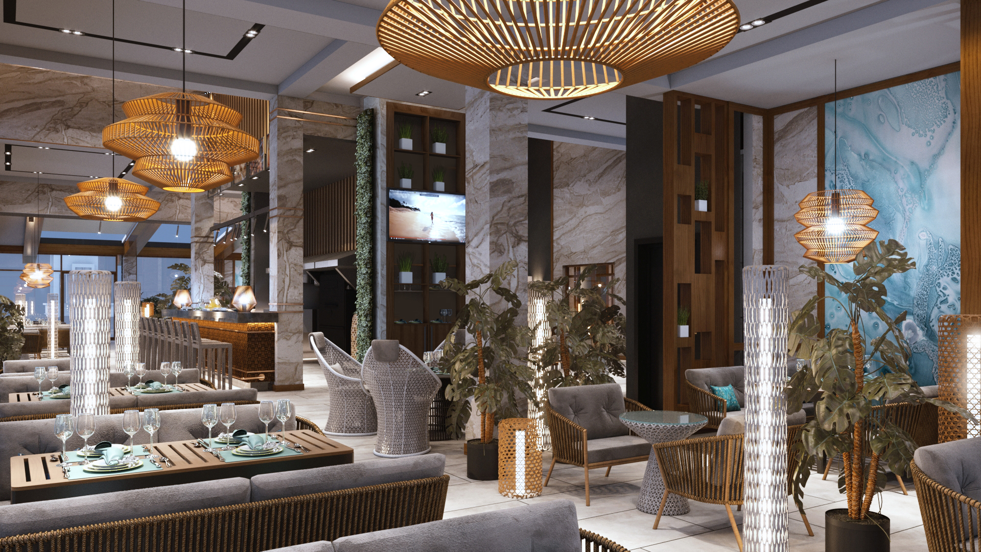 Ресторан в ЖК «Лазурный берег 2» 0