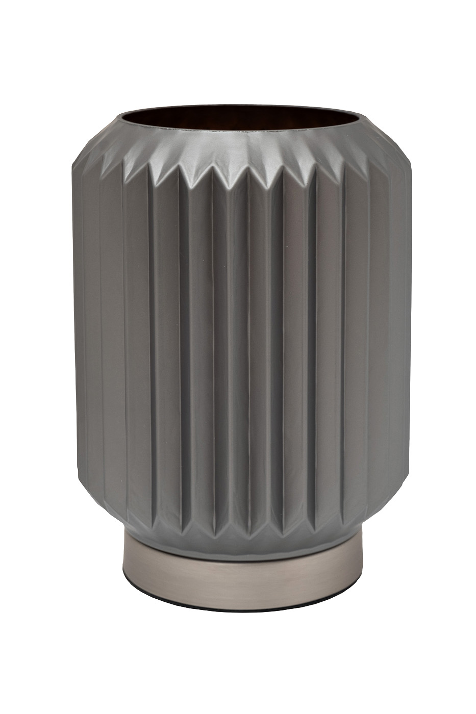 22-89227 Лампа настольная серое дымчастое стекло d16,5*h25см_s2 1