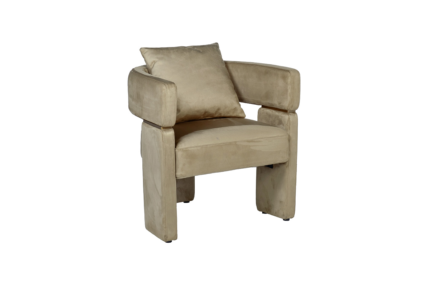 58DB-20089 Кресло велюр оливковый 70*61*69см_s2 2