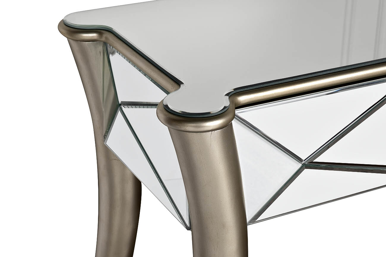 KFC665 Консоль зеркальная 2 ящика 132*45*82см_s2 3