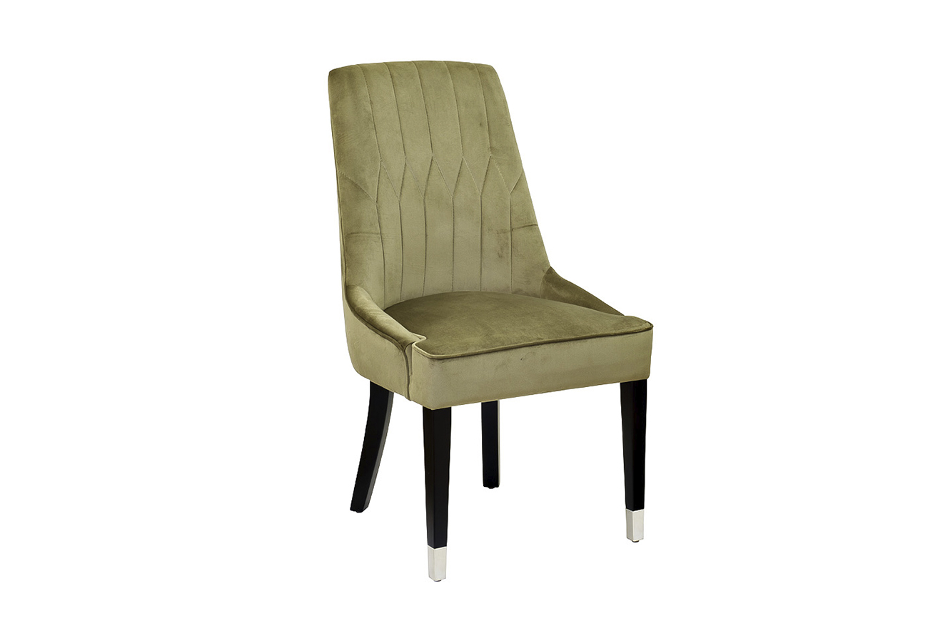 Стул Элегантный(Elegante) велюр оливковый Bel17 56*65*101см_s2 2