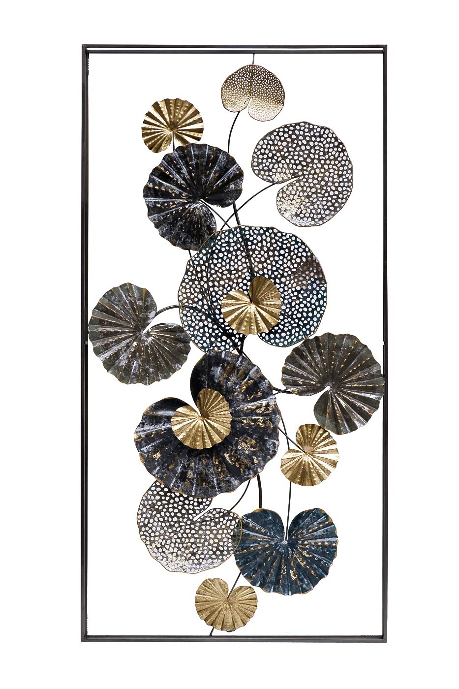 37SM-1633 Панно декоративное «Листья» 135*69*8см_s2 1