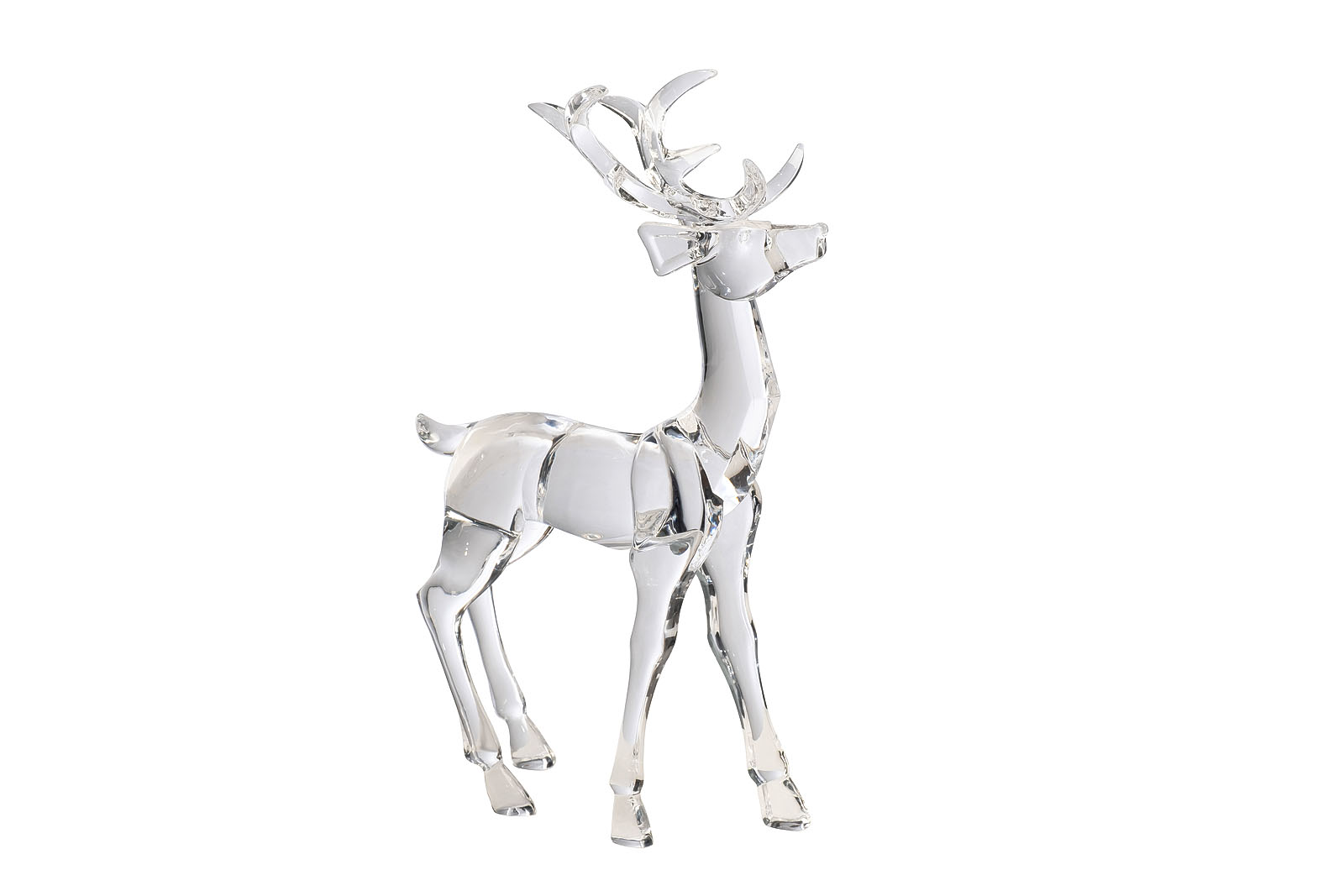55RD5604 Статуэтка «Олень» прозрачная 20*7,5*40см_s2 1