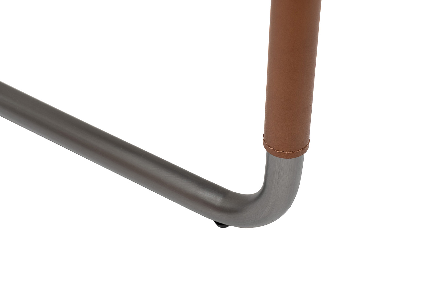 160KD-80070 Стул обеденный, экокожа кремовый/терракота 63*54*83см_s2 6